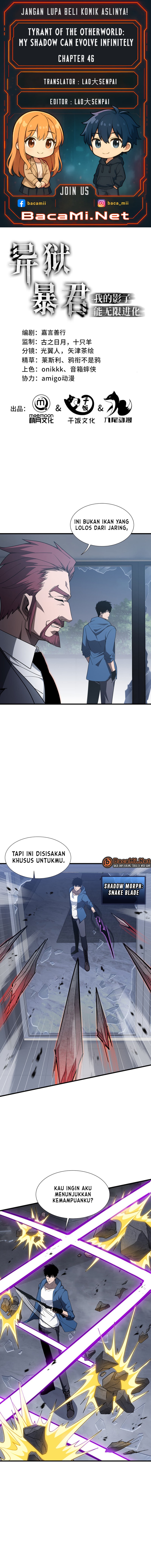 Tyrant of the Otherworld: My Shadow Can Evolve Infinitely Chapter 46 Gambar 1