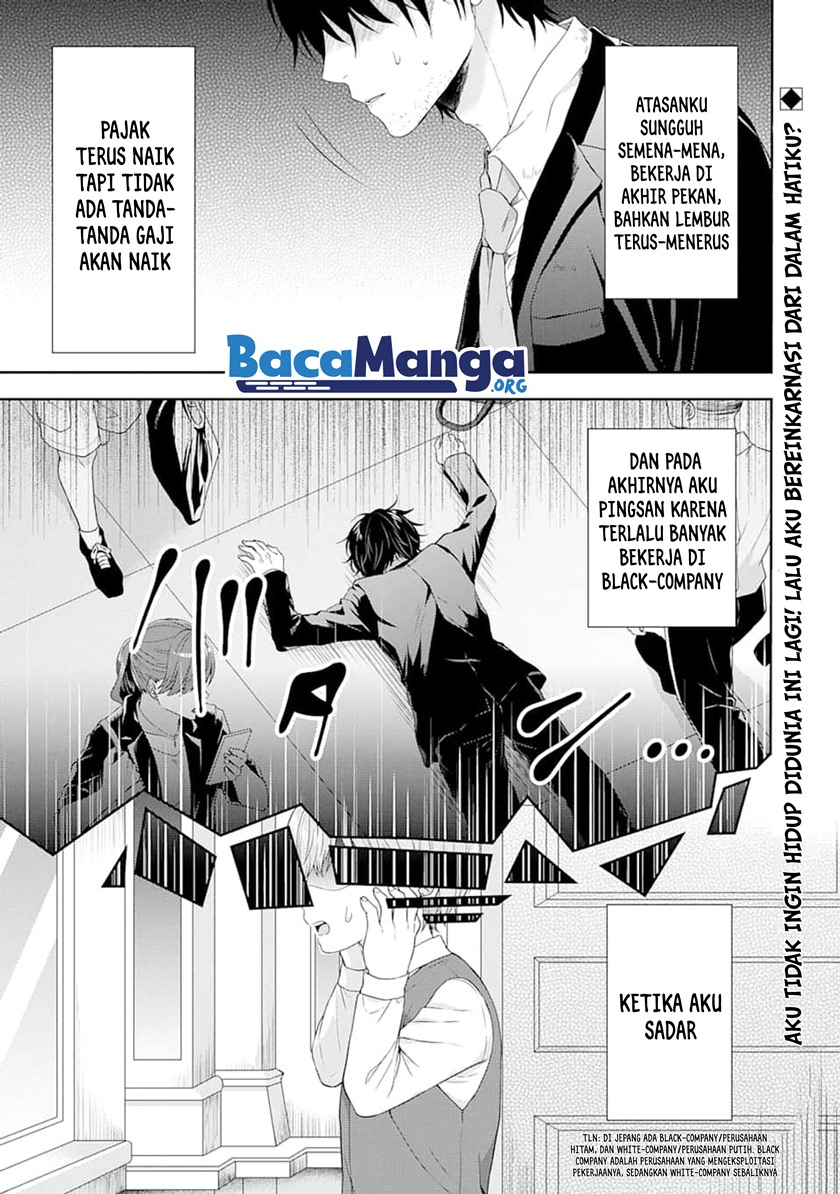 Tensei Ryoushu no Yuuryou Kaitaku: Zensei no Kioku o Ikashite White ni Tsutometara, Yuunou na Jinzai ga Atsumari Sugimashita Chapter 01.1 Gambar 2