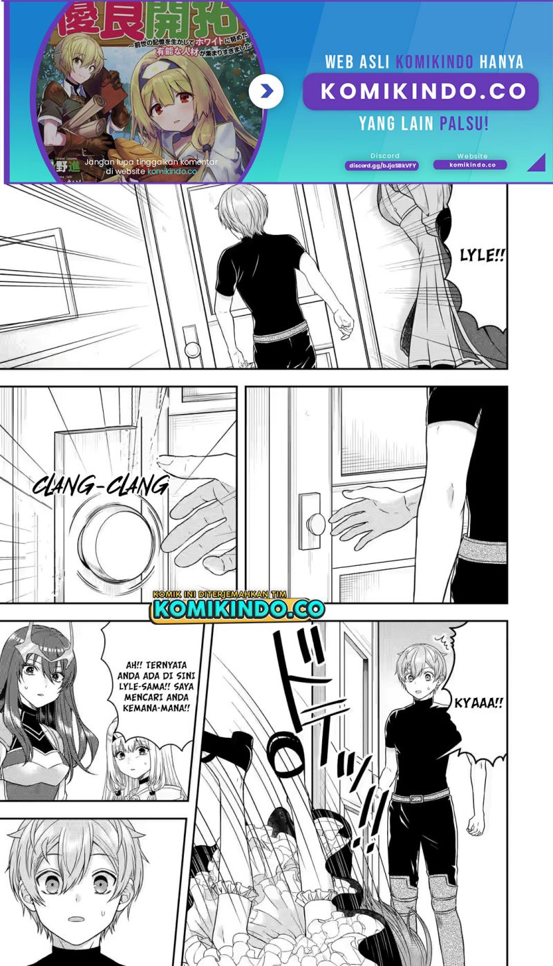 Tensei Ryoushu no Yuuryou Kaitaku: Zensei no Kioku o Ikashite White ni Tsutometara, Yuunou na Jinzai ga Atsumari Sugimashita Chapter 23.3 Gambar 2