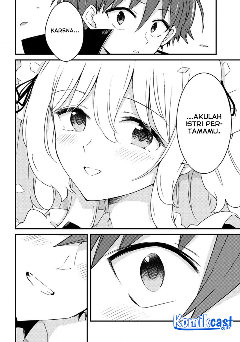 Uchi no Maid to Kekkon suru Tamenara ore wa Harem wo Tsukuru Chapter 15 End Gambar 15