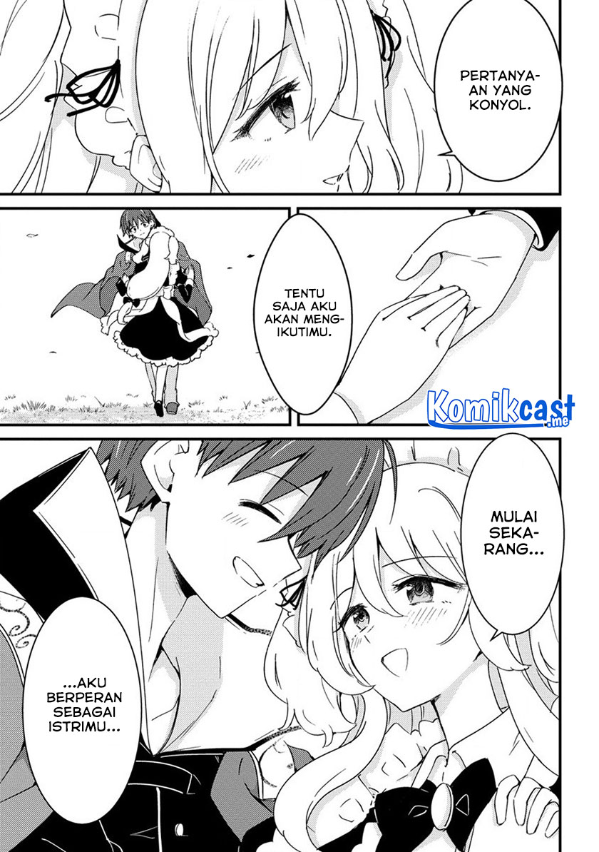 Uchi no Maid to Kekkon suru Tamenara ore wa Harem wo Tsukuru Chapter 15 End Gambar 24