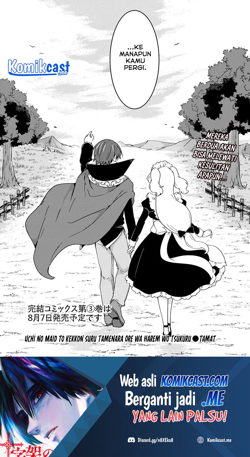 Uchi no Maid to Kekkon suru Tamenara ore wa Harem wo Tsukuru Chapter 15 End Gambar 25