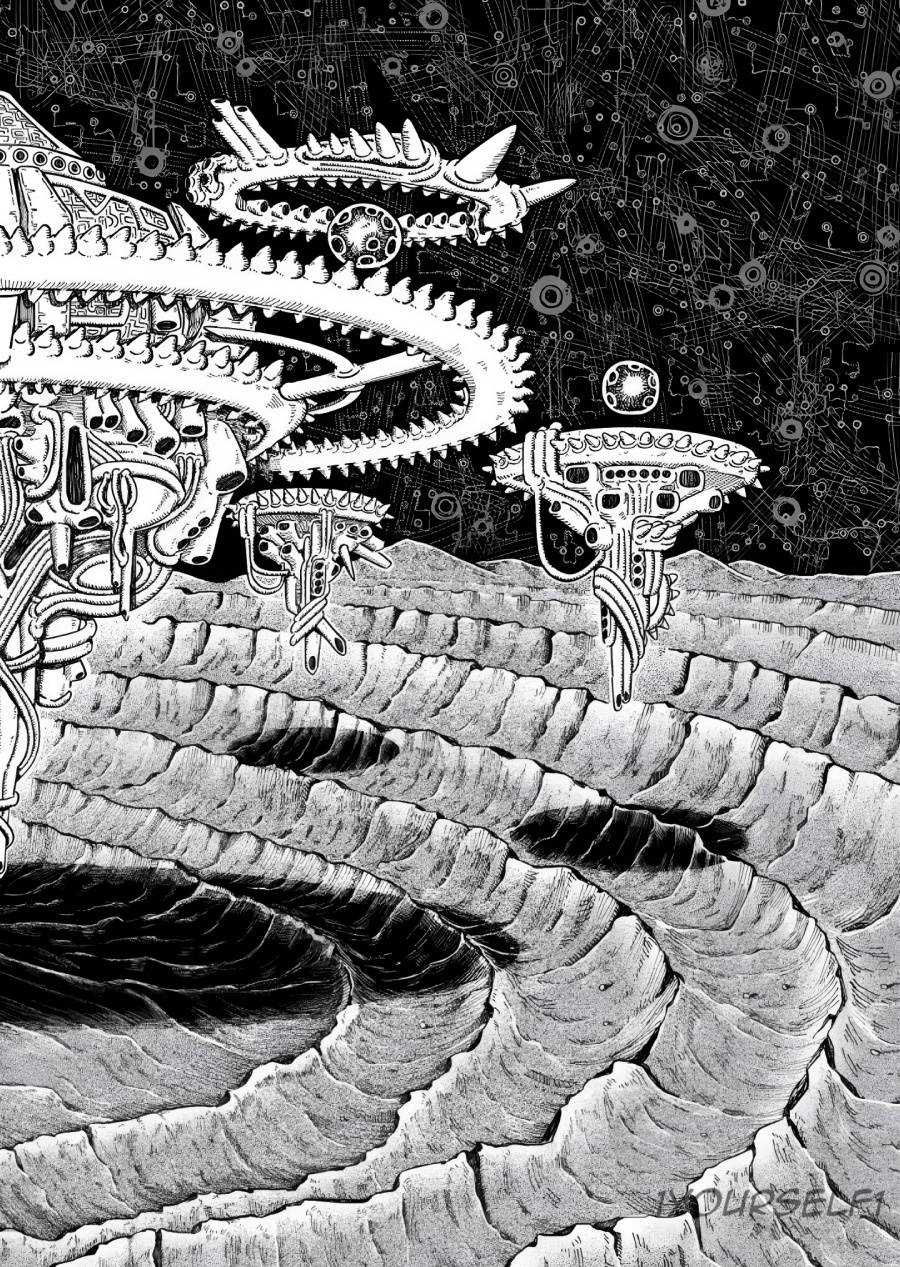 Uchuujin G-Men Chapter 03 Gambar 36