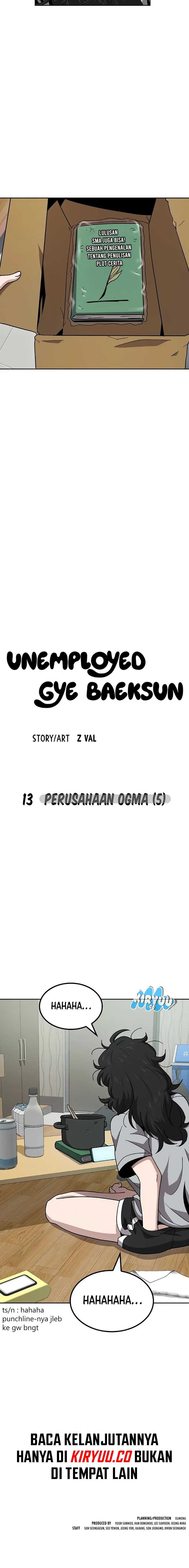 Unemployed Gye Baek Soon Chapter 13 Gambar 13
