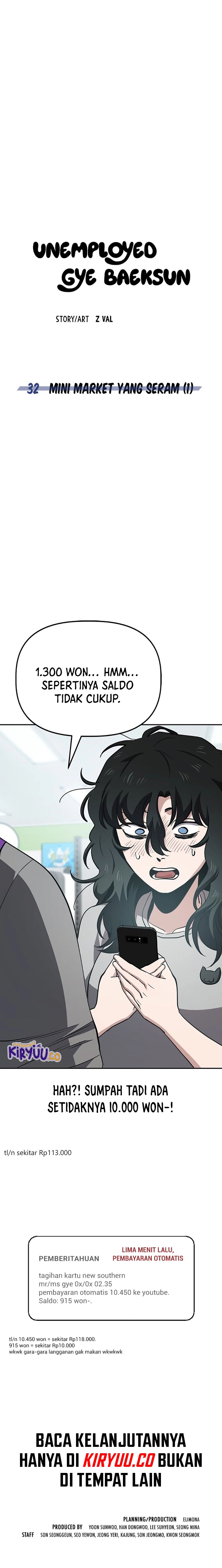 Unemployed Gye Baek Soon Chapter 32 Gambar 12