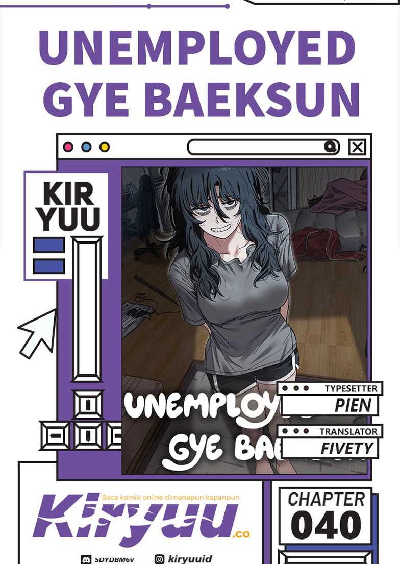 Unemployed Gye Baek Soon Chapter 40 Gambar 1