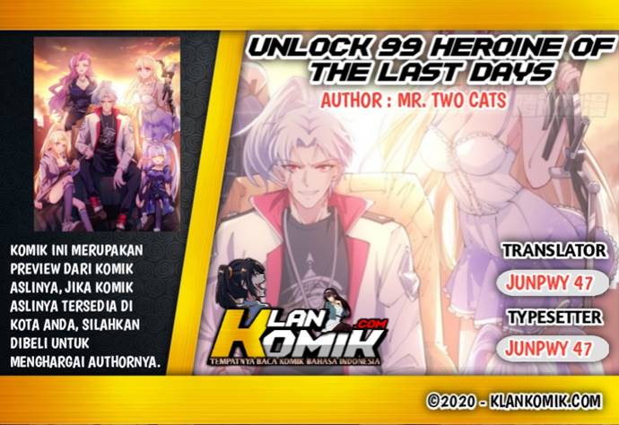 Unlock 99 Heroine Of The Last Day Chapter 20 Gambar 1