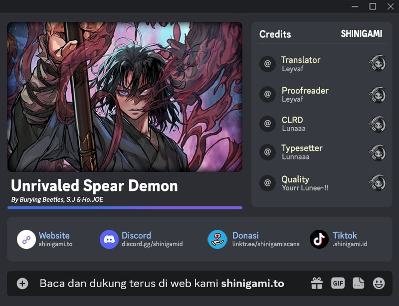 Unrivaled Spear Demon Chapter 19 Gambar 1