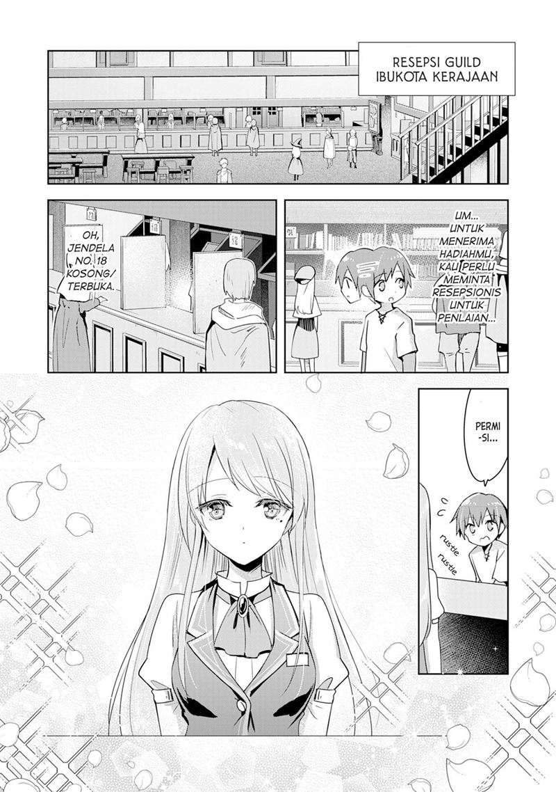 Uketsukejo ni Kokuhaku Shitakute Girudo ni Kayoitsumetara Eiyu ni Natteta Chapter 01 Gambar 8