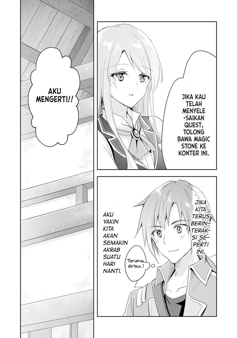 Uketsukejo ni Kokuhaku Shitakute Girudo ni Kayoitsumetara Eiyu ni Natteta Chapter 01 Gambar 31