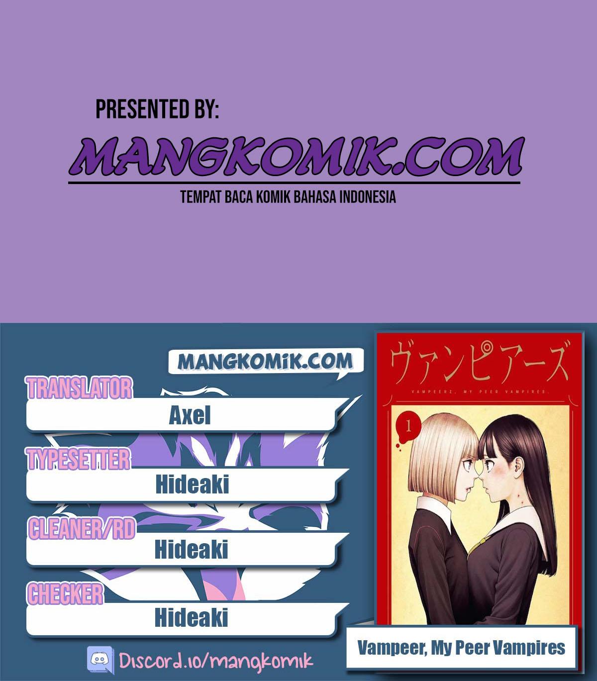 Vampeerz, My Peer Vampires Chapter 33 Gambar 1