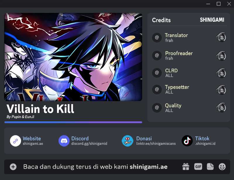 Villain To Kill Chapter 160 Gambar 1