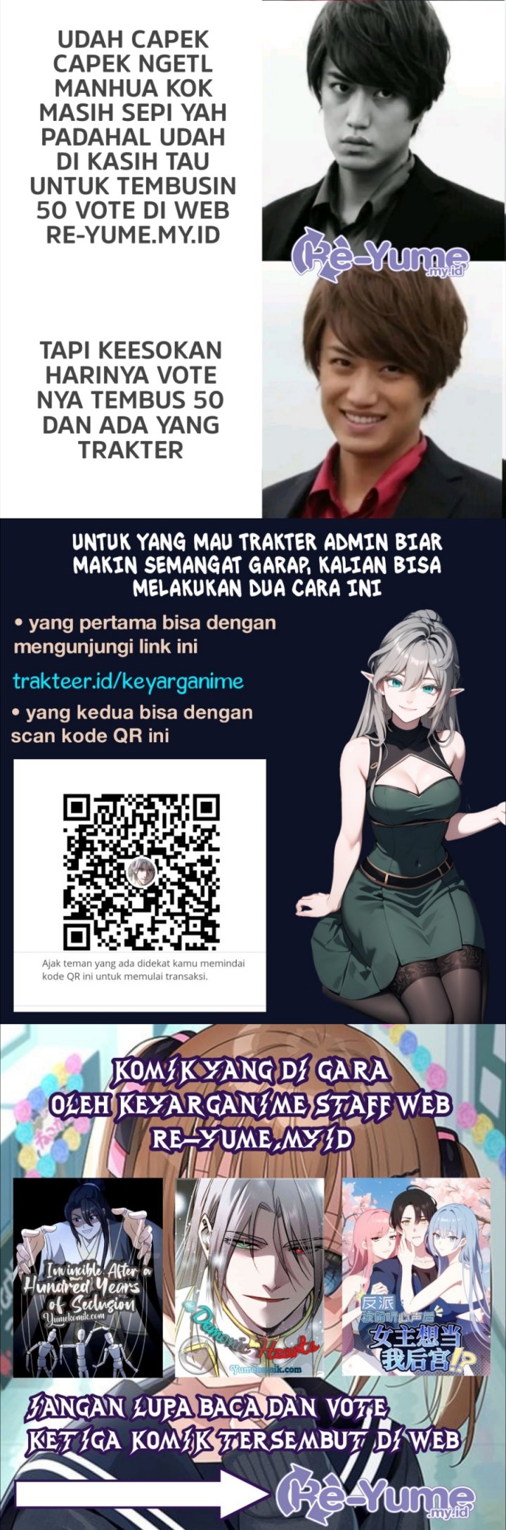 Villain: After Being Eavesdropped, The Heroine Wants To Be My Harem!? Chapter 40 Gambar 1
