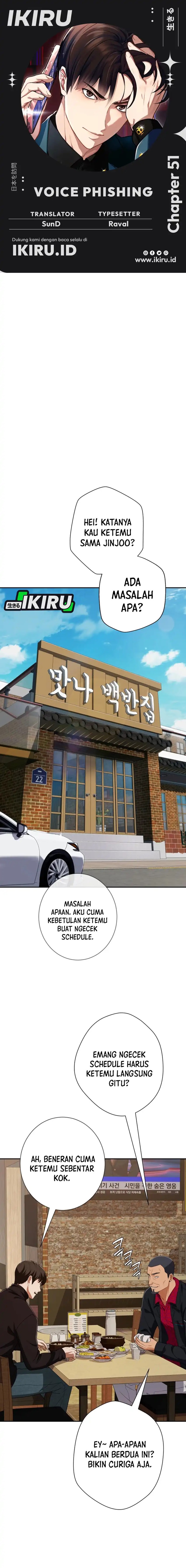 Voice Phishing Turns Your Life Around Chapter 51 Gambar 1