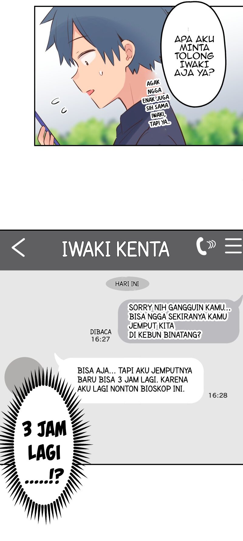 Waka-chan Is Flirty Again Chapter 198 Gambar 6