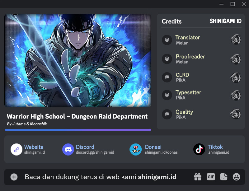 Warrior High School – Dungeon Raid Department Chapter 38 Gambar 1