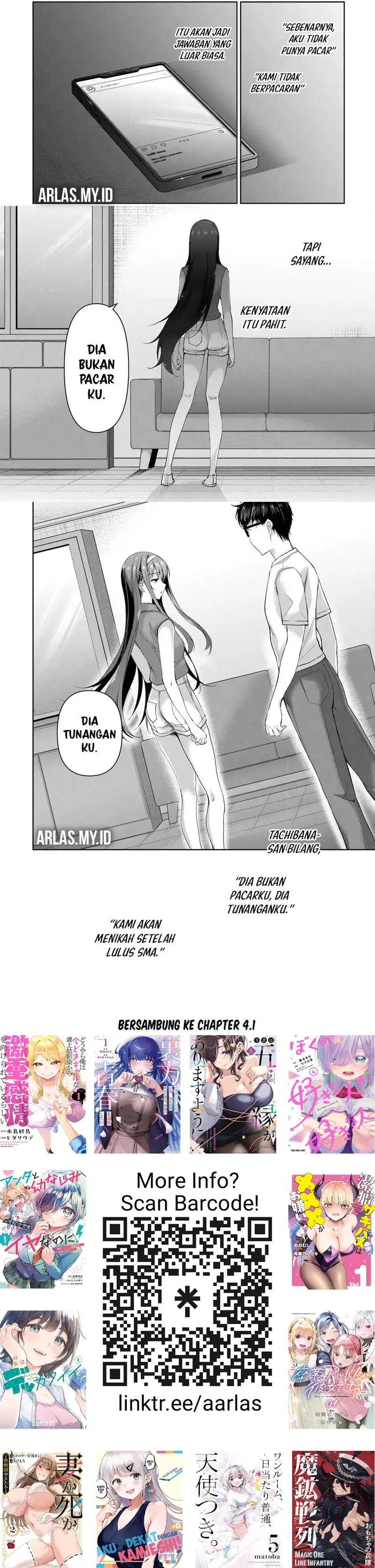 Watashi Nibanme no Kanojo de Ii kara Chapter 03.3 Gambar 4
