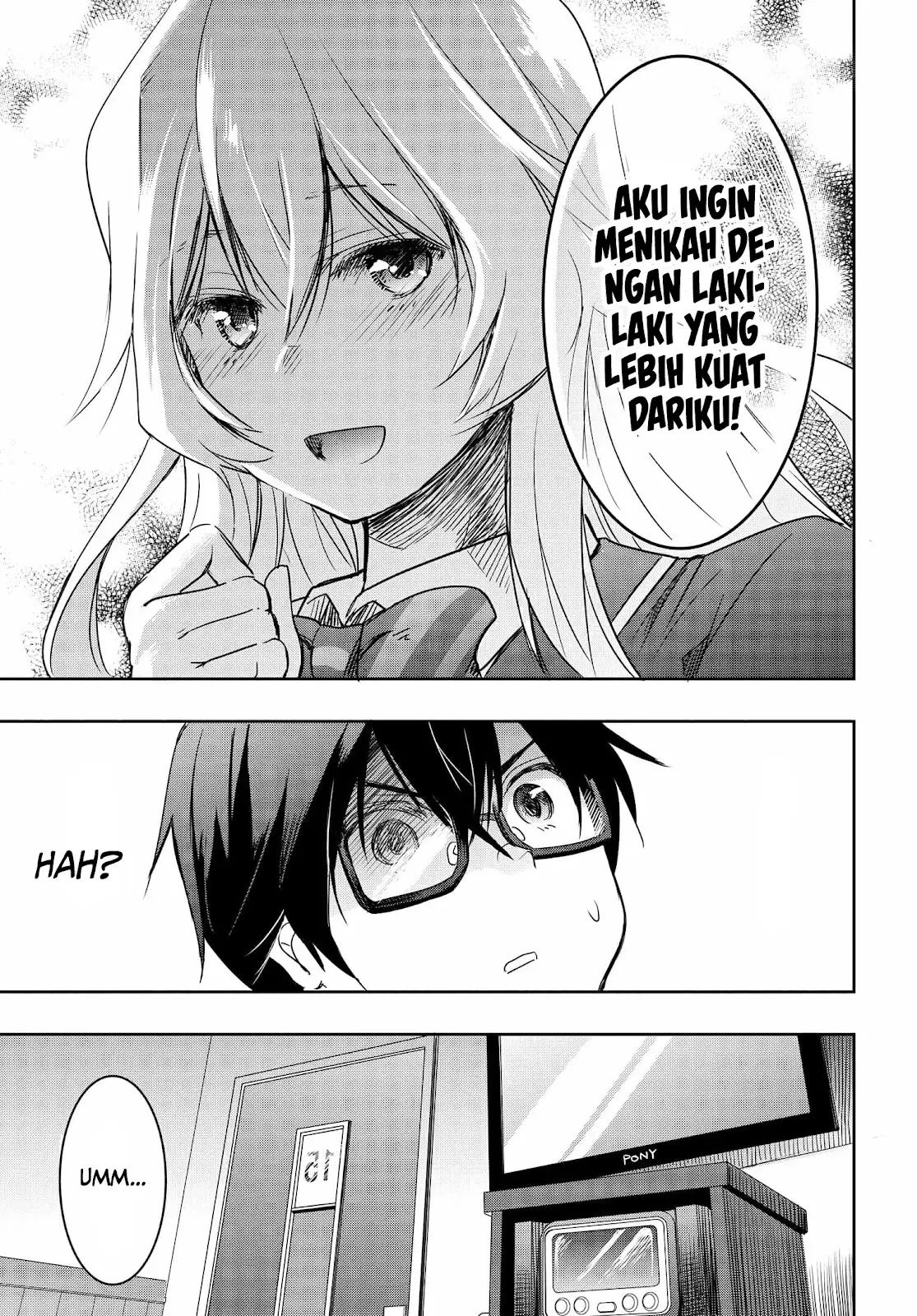 Watashi Yori Tsuyoi Otoko to Kekkon Shitaino Chapter 01.2 Gambar 19