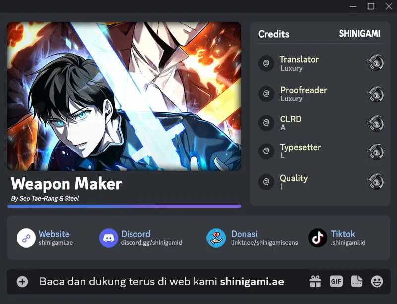 Weapon Maker Chapter 42 Gambar 1