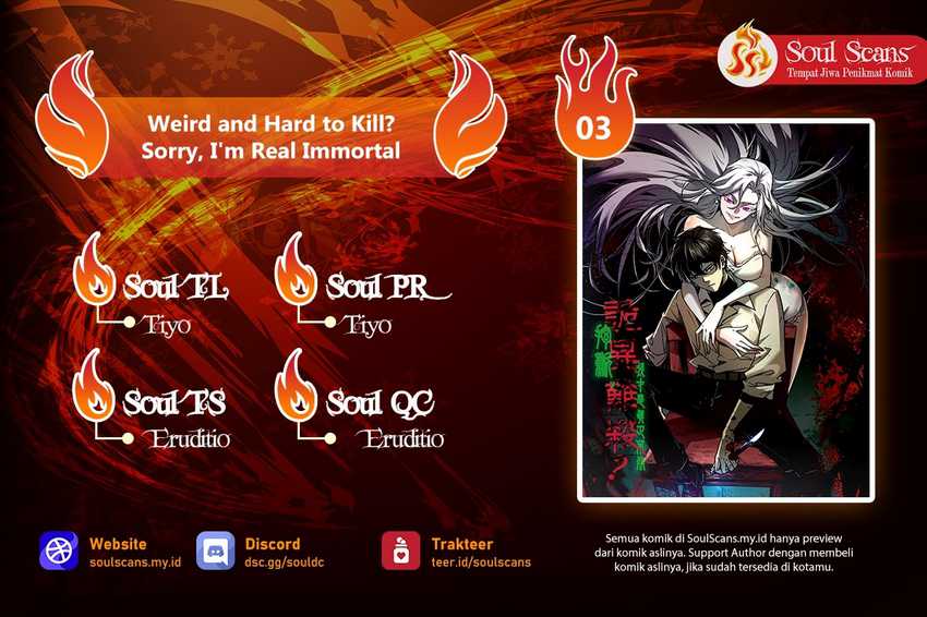 Weird and Hard to Kill? Sorry, I’m the Real Immortal Chapter 03 Gambar 1