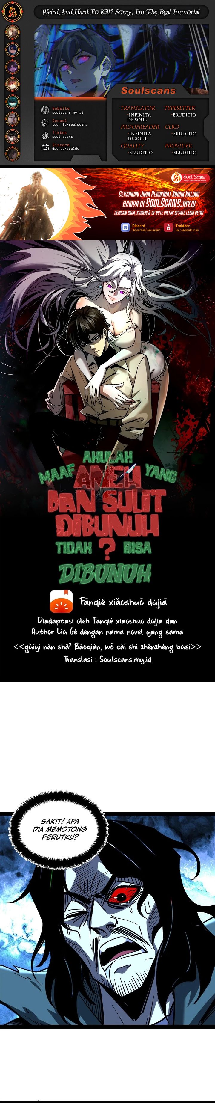 Weird and Hard to Kill? Sorry, I’m the Real Immortal Chapter 78 Gambar 1