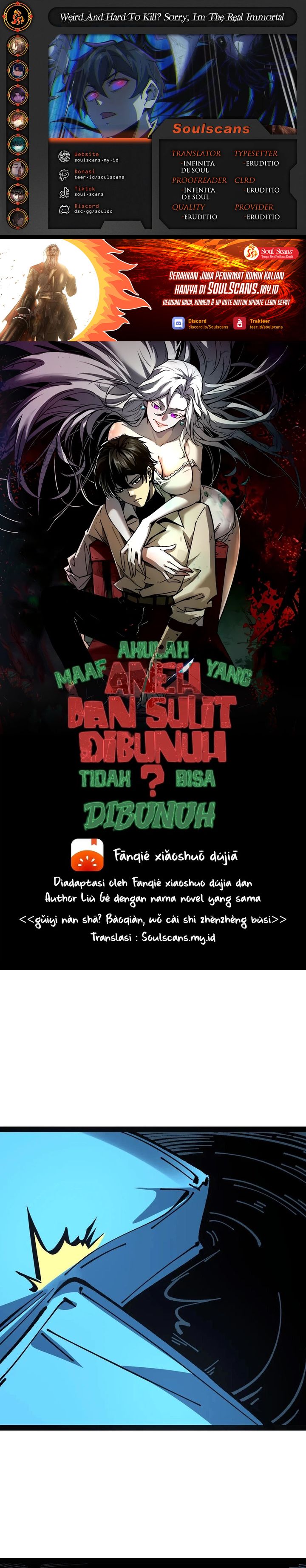 Weird and Hard to Kill? Sorry, I’m the Real Immortal Chapter 89 Gambar 1