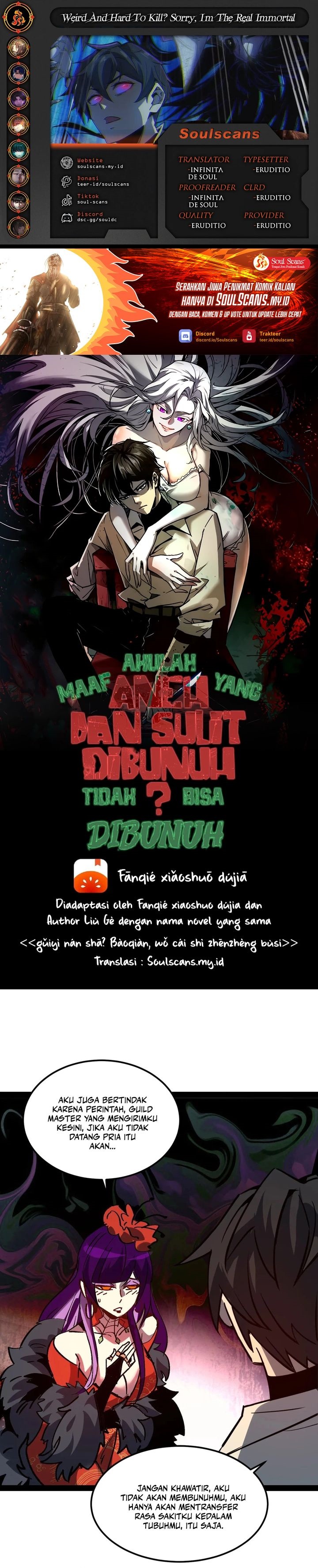 Weird and Hard to Kill? Sorry, I’m the Real Immortal Chapter 102 Gambar 1