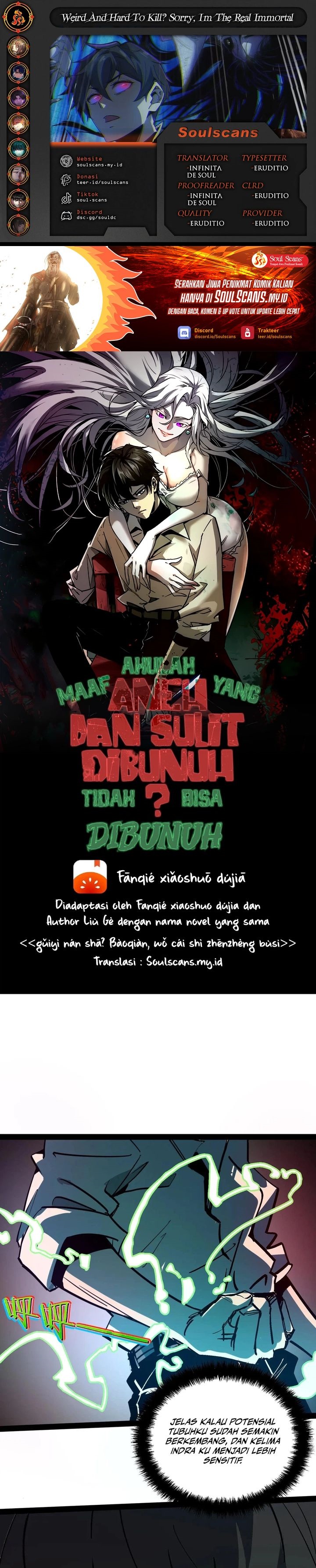 Weird and Hard to Kill? Sorry, I’m the Real Immortal Chapter 105 End Gambar 1