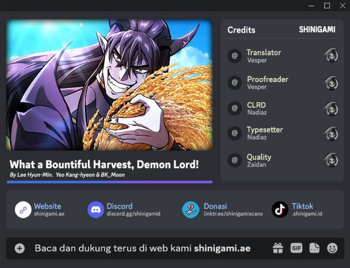 What A Bountiful Harvest, Demon Lord! Chapter 33 Gambar 1