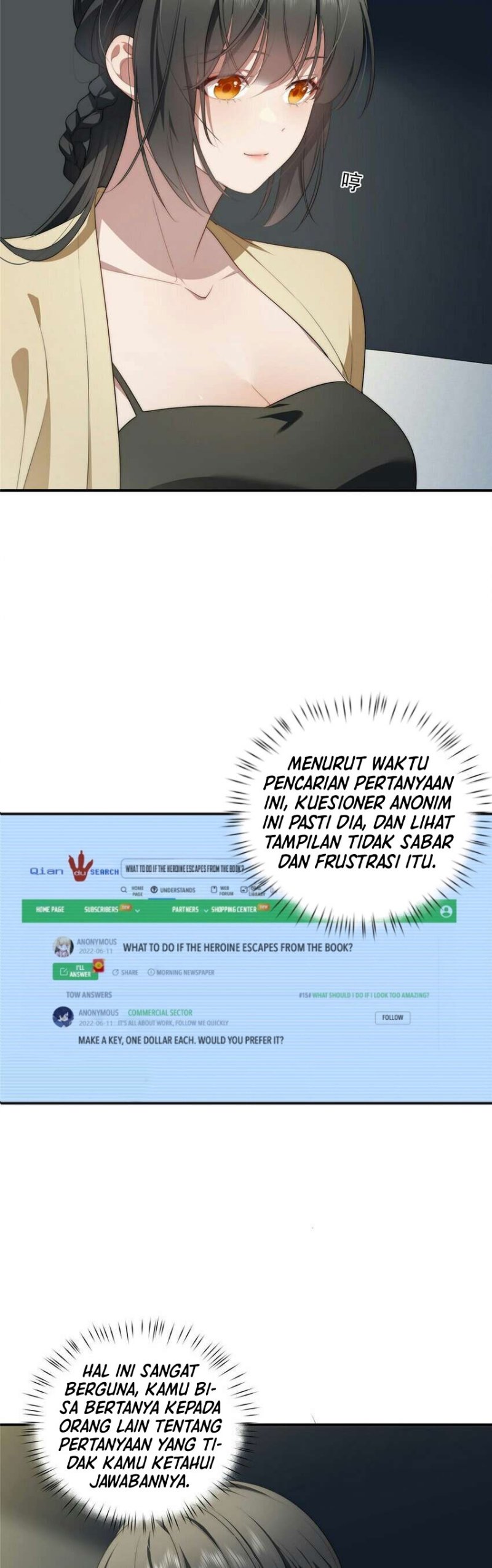 What Do You Do If the Heroine Escapes From Your Novel Chapter 31 Gambar 17