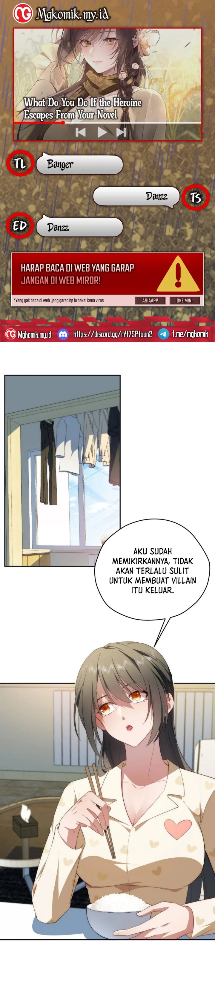 What Do You Do If the Heroine Escapes From Your Novel Chapter 112 Gambar 1