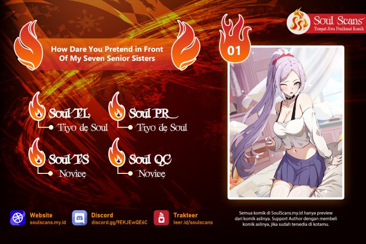 What Level Are You, How Dare You Pretend in Front of My Seven Senior Sisters Chapter 01 Gambar 1