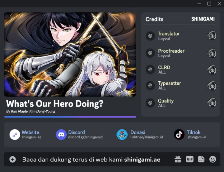 What’s Our Hero Doing? Chapter 26 Gambar 1