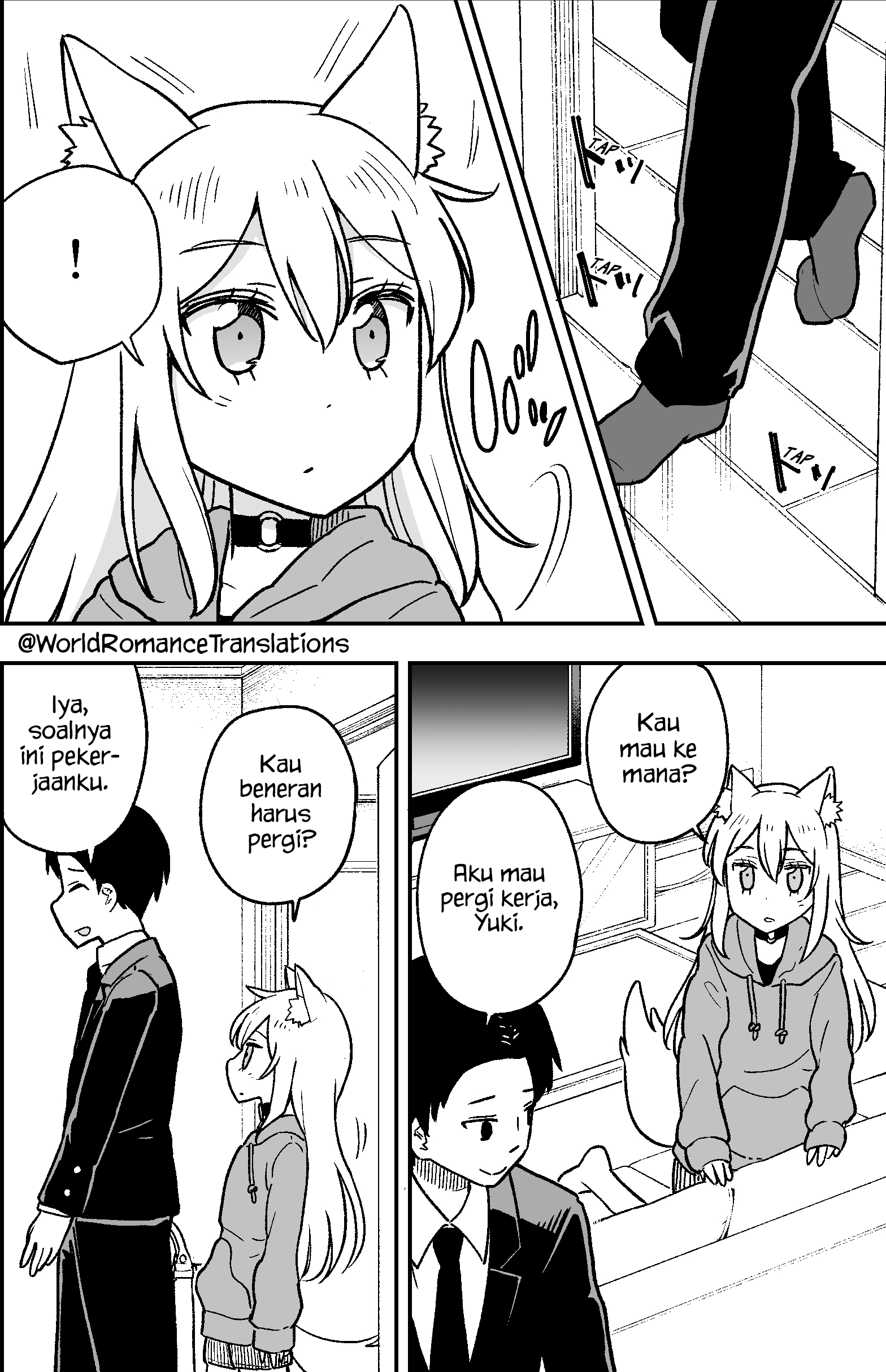 When I Try to Go to Work, the Dog I Picked up Gets in the Way Chapter 01 Gambar 1
