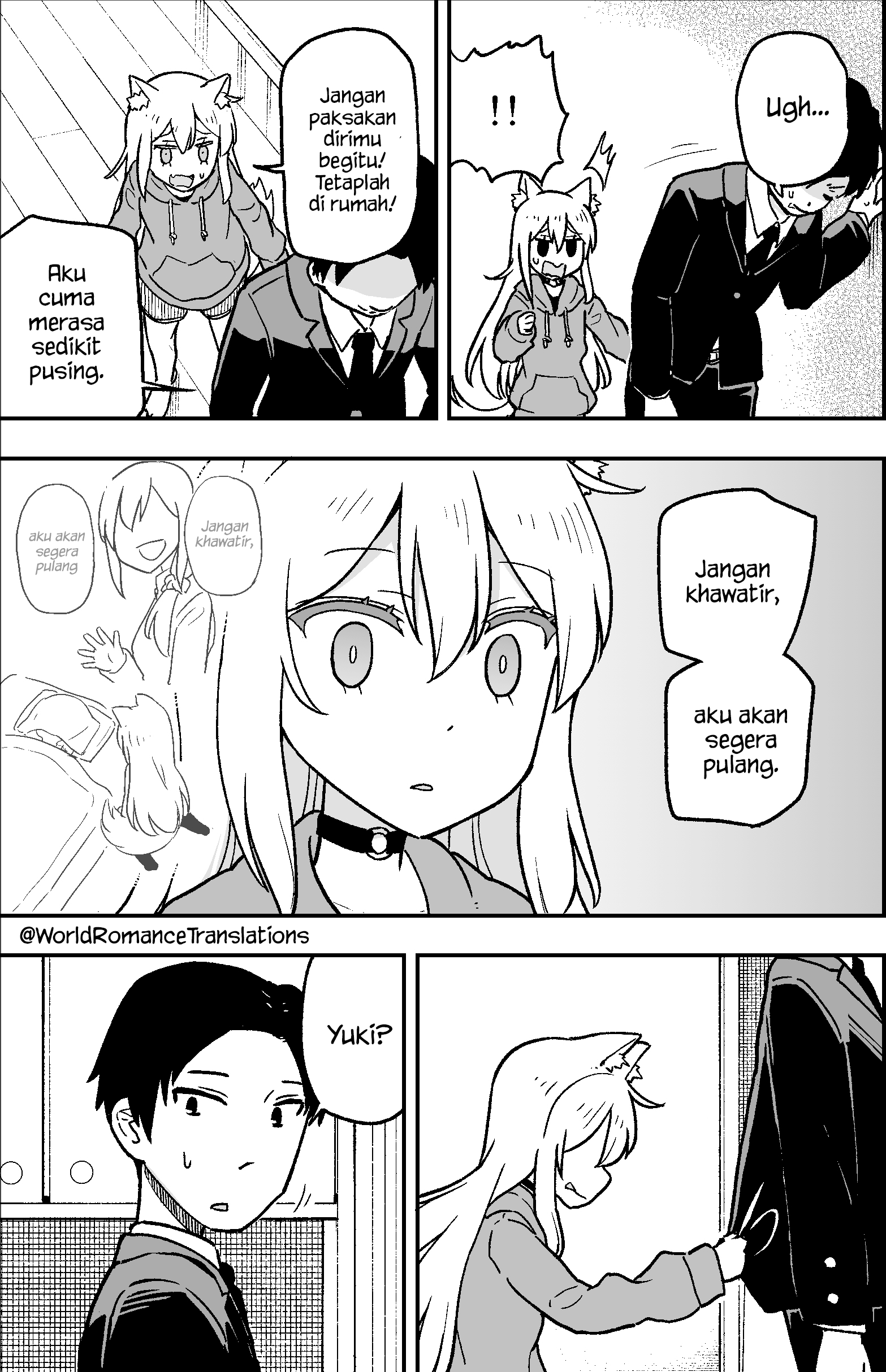 When I Try to Go to Work, the Dog I Picked up Gets in the Way Chapter 01 Gambar 3