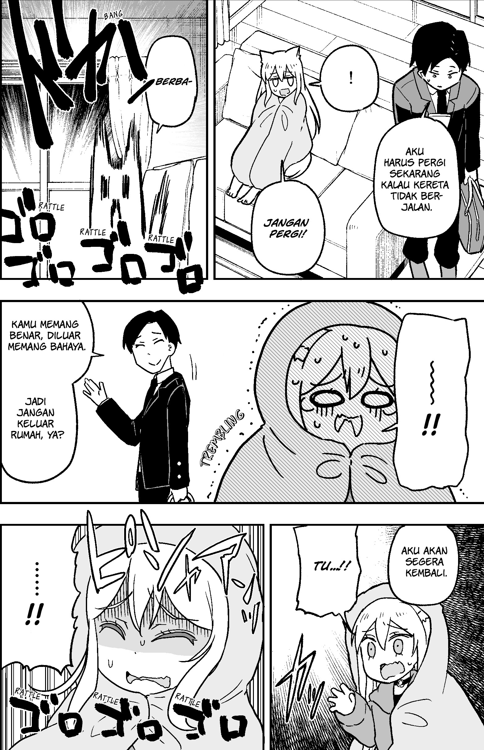 When I Try to Go to Work, the Dog I Picked up Gets in the Way Chapter 02 Gambar 2