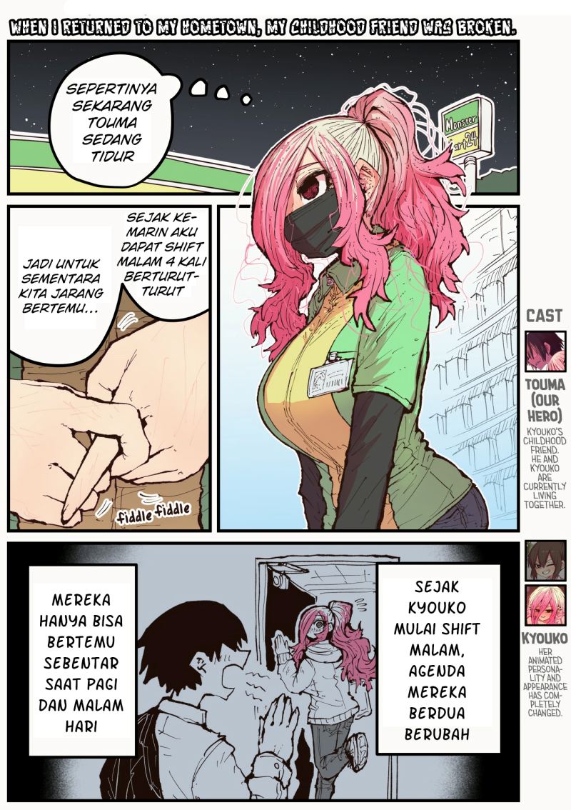 When I Returned to My Hometown, My Childhood Friend was Broken Chapter 33 Gambar 2