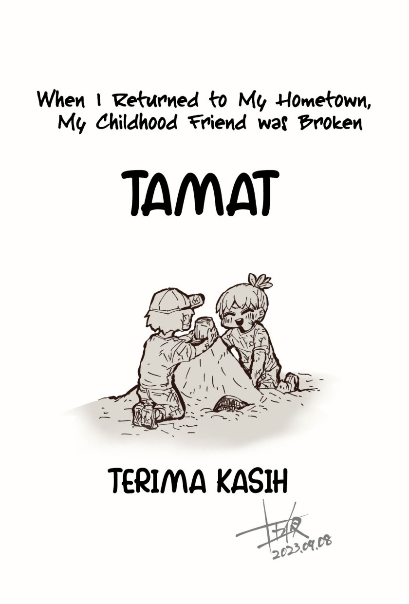 When I Returned to My Hometown, My Childhood Friend was Broken Chapter 50 END Gambar 5