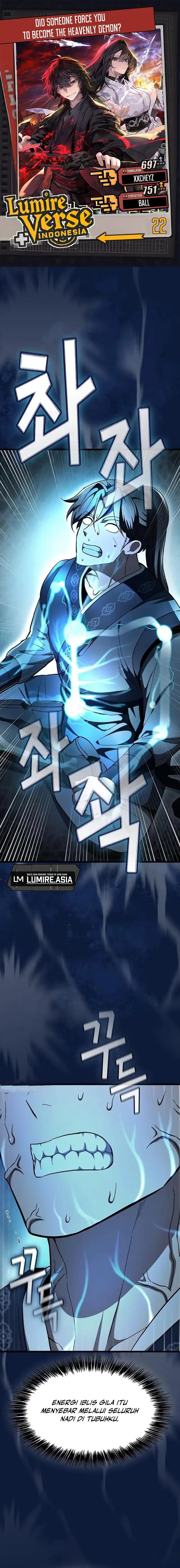 Who’s threatening you with a knife to make you a Heavenly Demon? (Did Someone Force You to Become the Heavenly Demon?) Chapter 22 Gambar 1