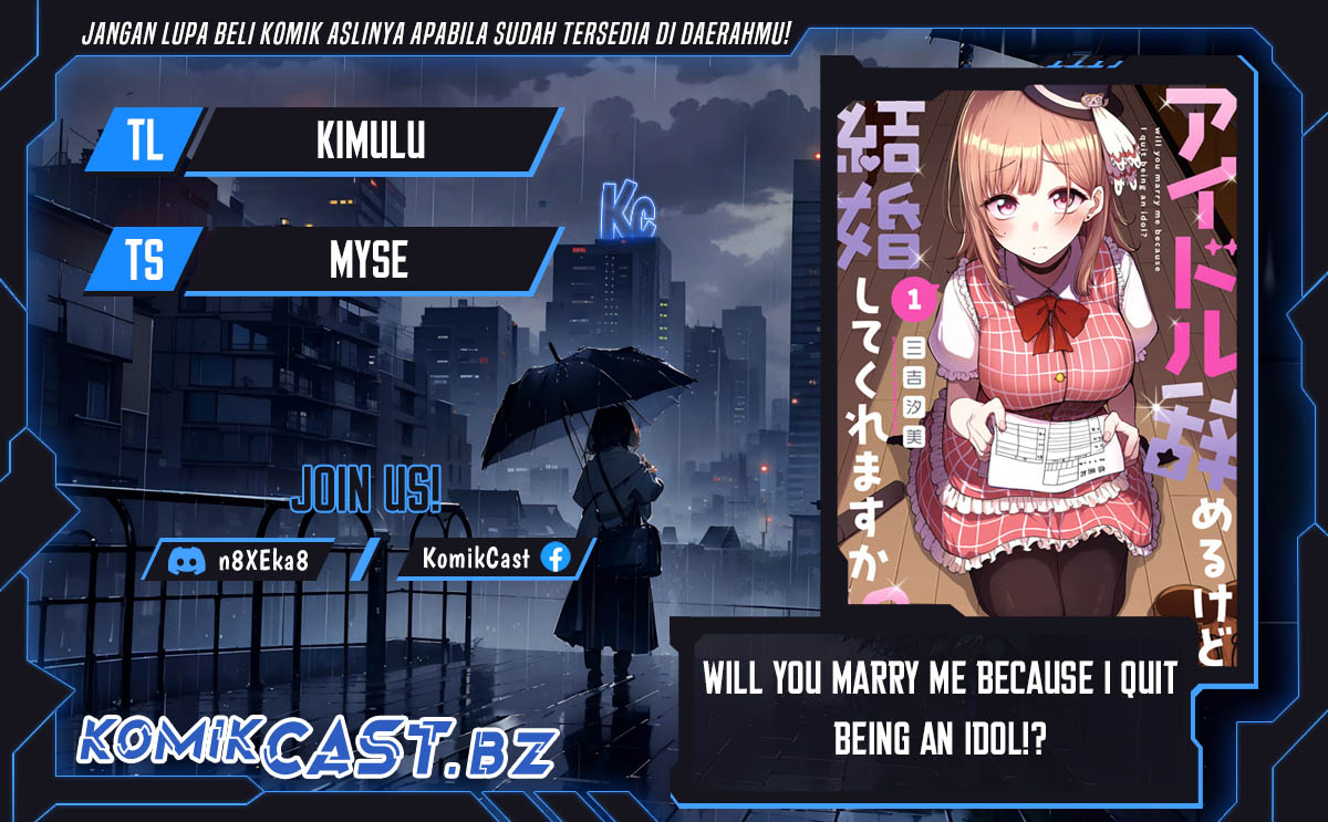 Will You Marry Me If I Quit Being an Idol?! Chapter 06 Gambar 1