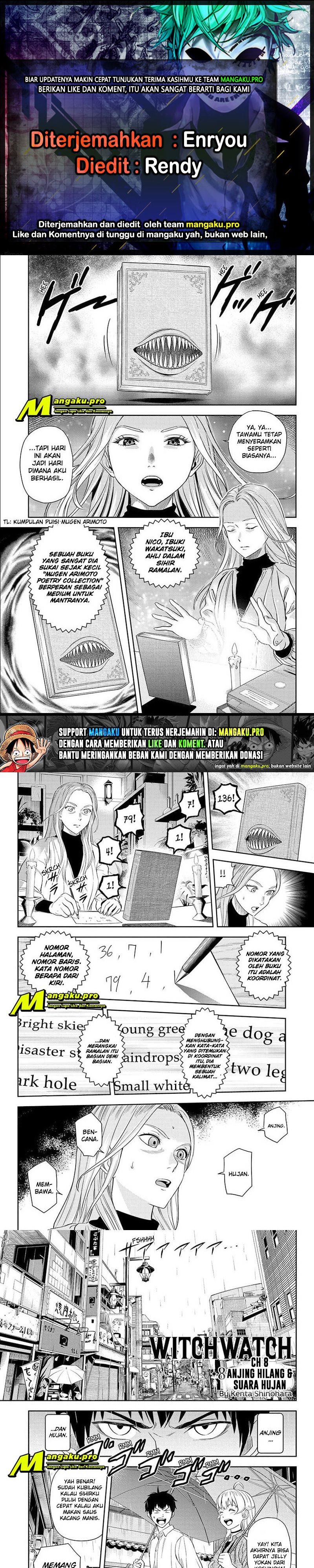 Witch Watch Chapter 08 Gambar 1