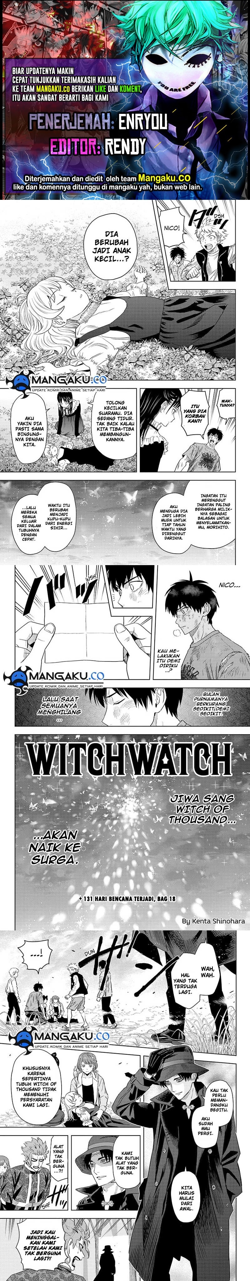 Witch Watch Chapter 131 Gambar 1