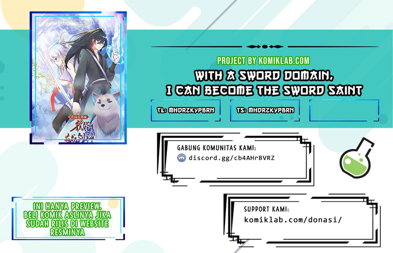 With a Sword Domain, I Can Become the Sword Saint Chapter 01 Gambar 1
