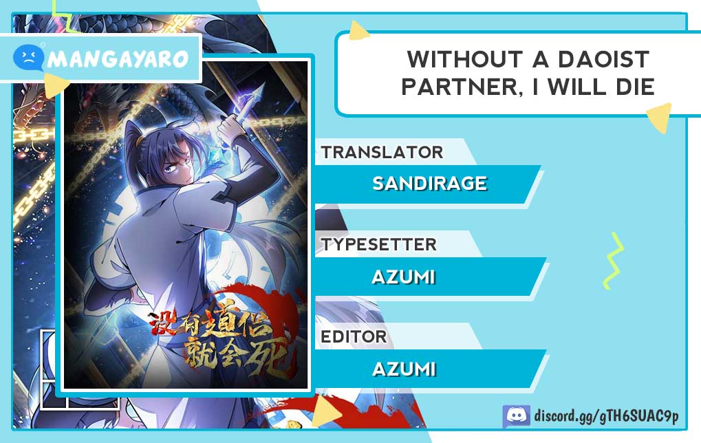 Without a Daoist Partner, I Will Die Chapter 42 Gambar 1