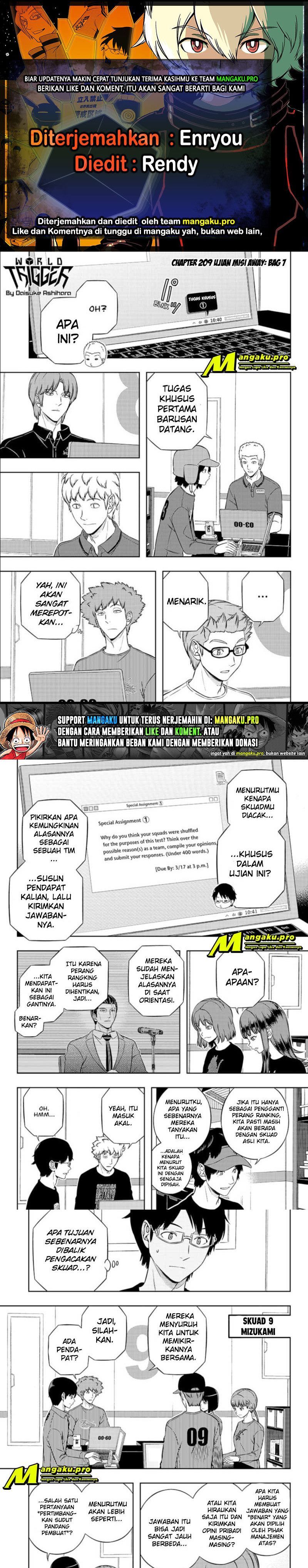 World Trigger Chapter 209 Gambar 1