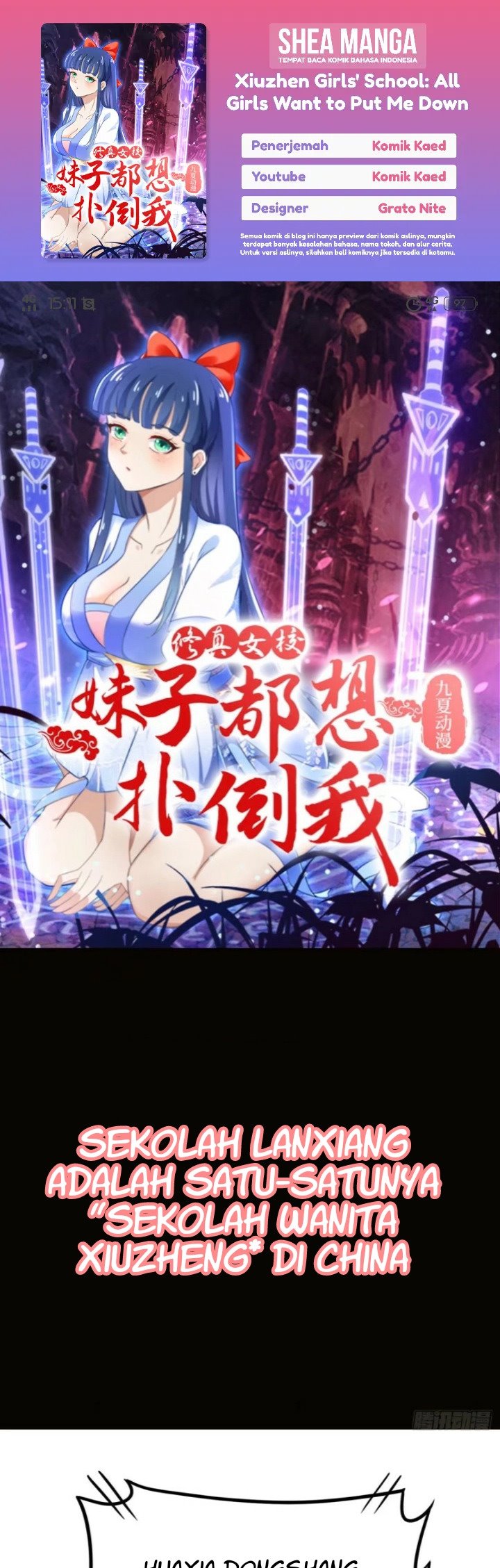 Xiuzhen Girls’ School: All Girls Want to Put Me Down Chapter 00 Gambar 1
