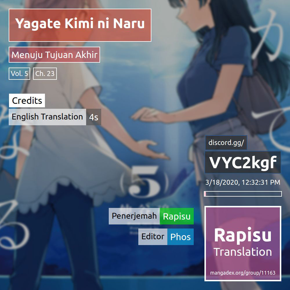 Yagate Kimi ni Naru Chapter 23 Gambar 1
