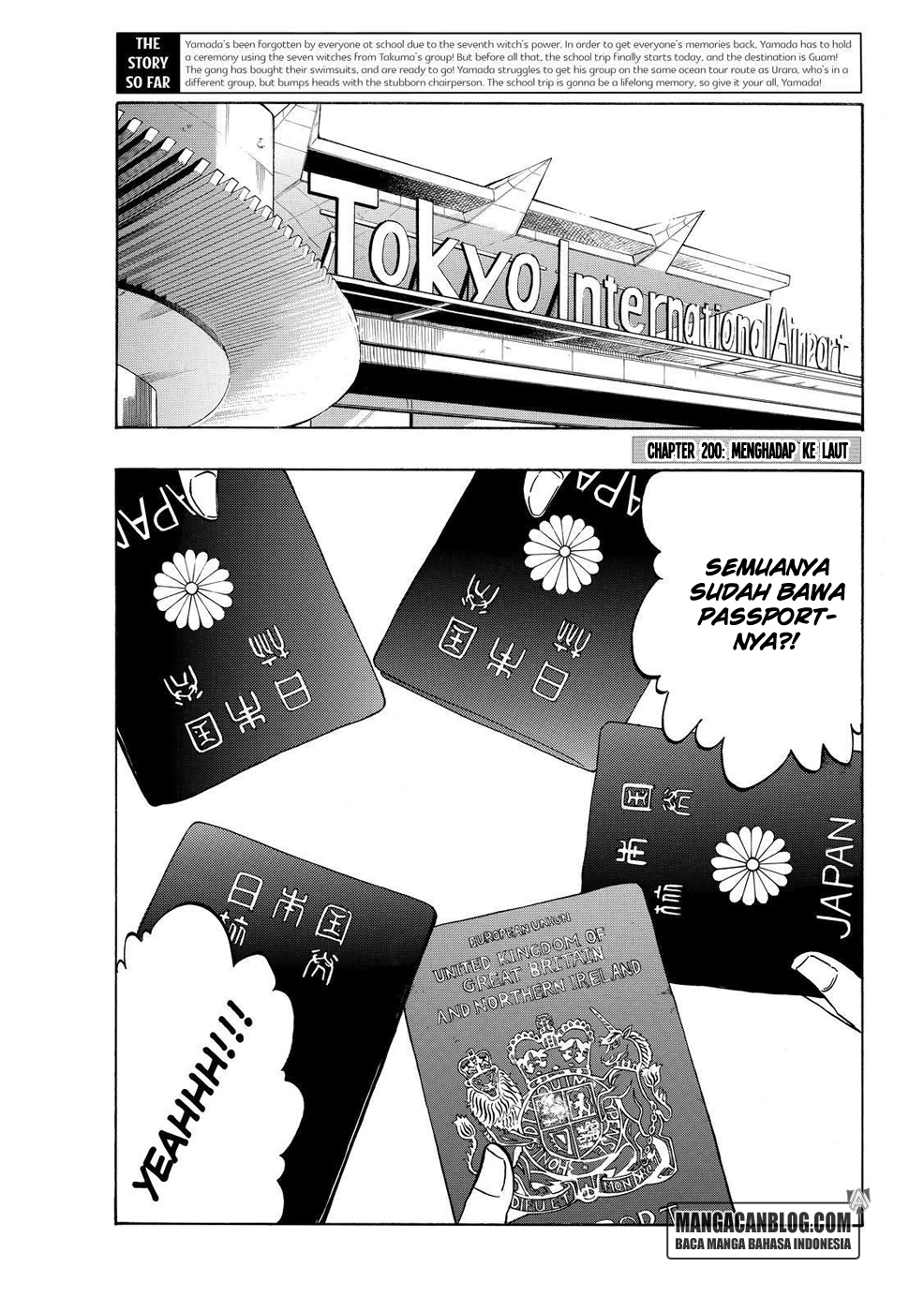 Yamada-kun to 7-nin no Majo Chapter 200 Gambar 2