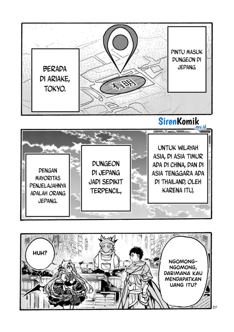 Yamiochi Yuusha No Haishin Haishin~Tsuihousare, Kakushi Boss Beya Ni Hourikomareta Kekka, Boss To Tansakushagari Haishin Wo Hajimeru~ Chapter 03.1 Gambar 27