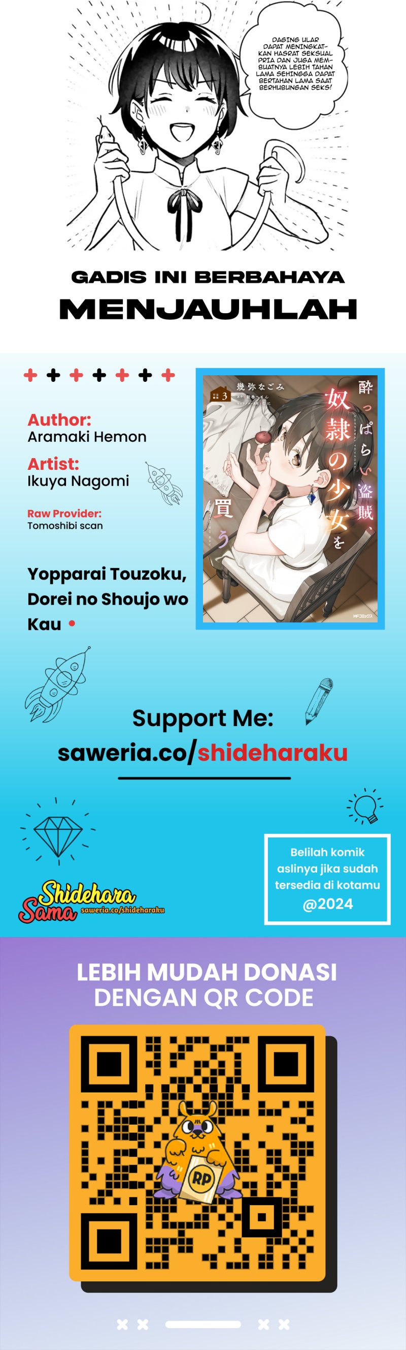 Yopparai Touzoku, Dorei no Shoujo wo Kau Chapter 20 Gambar 30